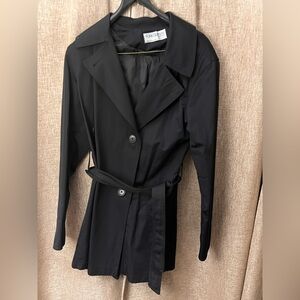 Forcast Women's Black Trench Coat